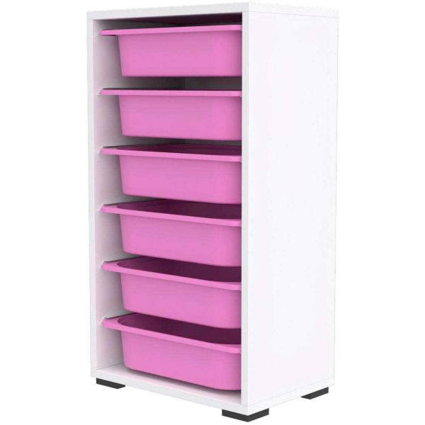 Meuble de rangement 6 tiroirs Bronz