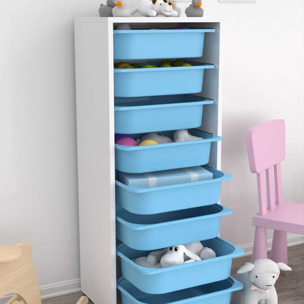 Meuble de rangement 8 tiroirs Cara - HANAH HOME