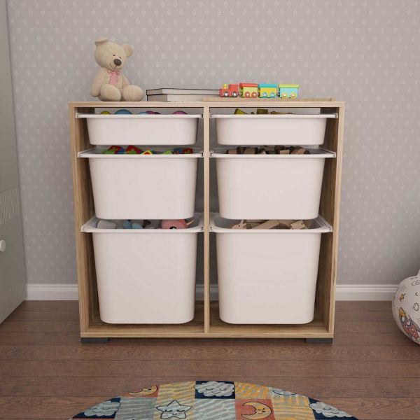 Meuble de rangement 6 tiroirs Carla - HANAH HOME