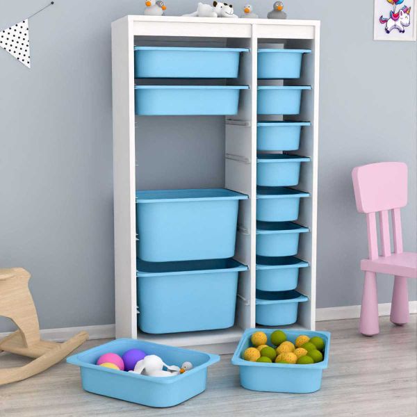 Meuble de rangement 14 tiroirs Montana - HANAH HOME