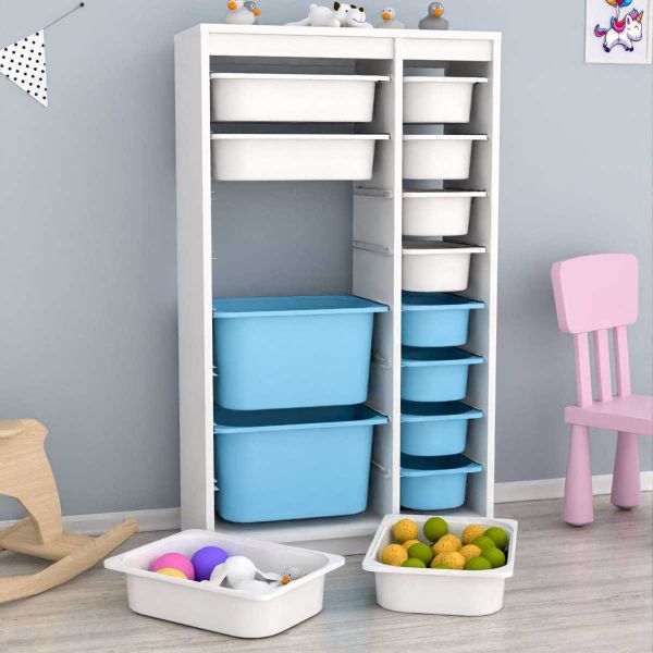 Meuble de rangement 14 tiroirs Montana - HANAH HOME