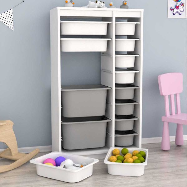 Meuble de rangement 14 tiroirs Montana - HANAH HOME