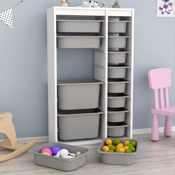 Meuble de rangement 14 tiroirs Montana - HANAH HOME