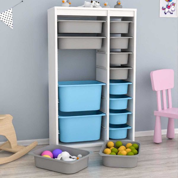 Meuble de rangement 14 tiroirs Montana - HANAH HOME