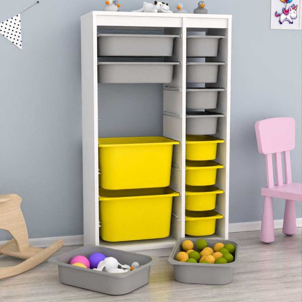 Meuble de rangement 14 tiroirs Montana - HANAH HOME