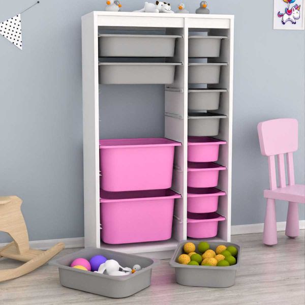 Meuble de rangement 14 tiroirs Montana - HANAH HOME