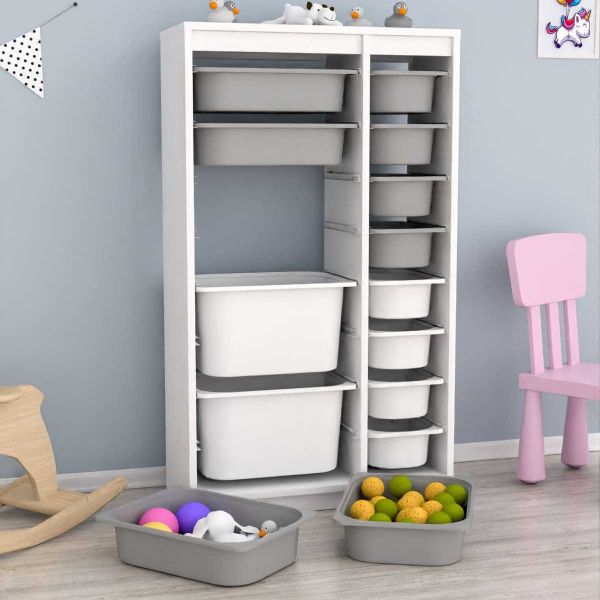 Meuble de rangement 14 tiroirs Montana - HANAH HOME