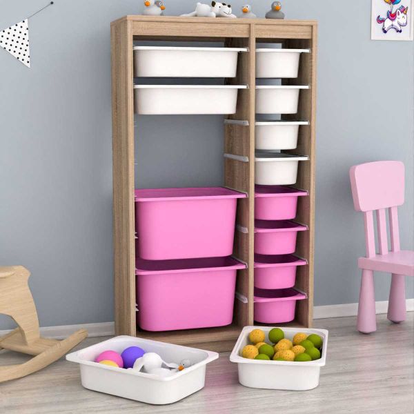 Meuble de rangement 14 tiroirs Montana - HANAH HOME
