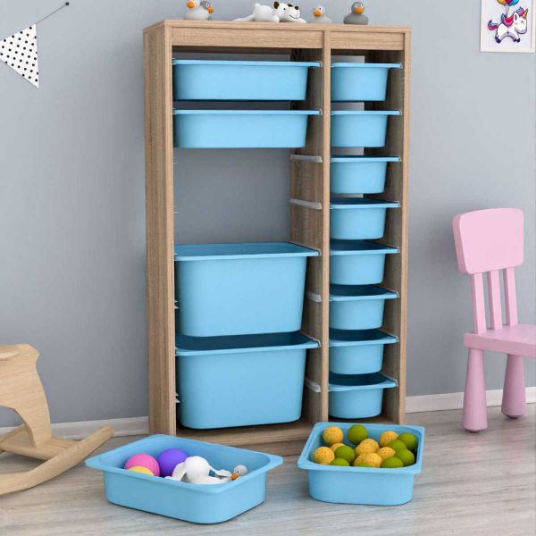 Meuble de rangement 14 tiroirs Montana - HANAH HOME