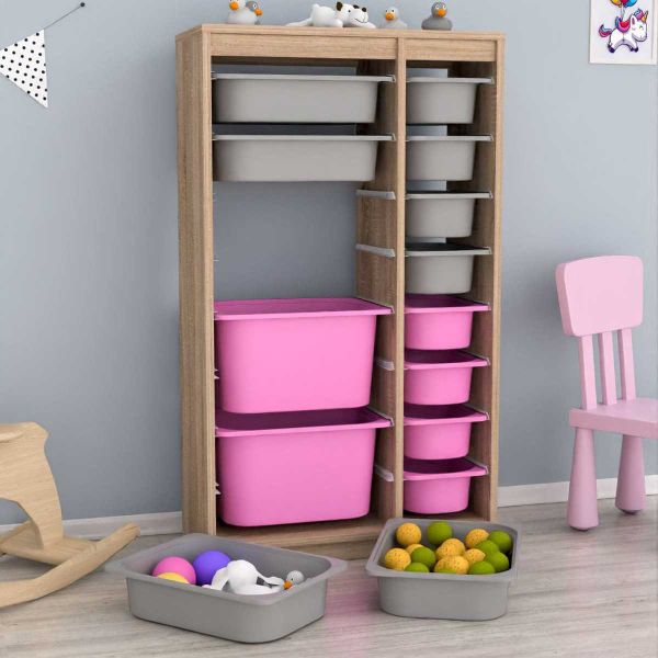 Meuble de rangement 14 tiroirs Montana - HANAH HOME
