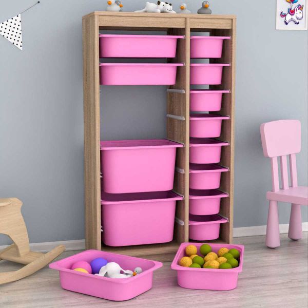 Meuble de rangement 14 tiroirs Montana - HANAH HOME