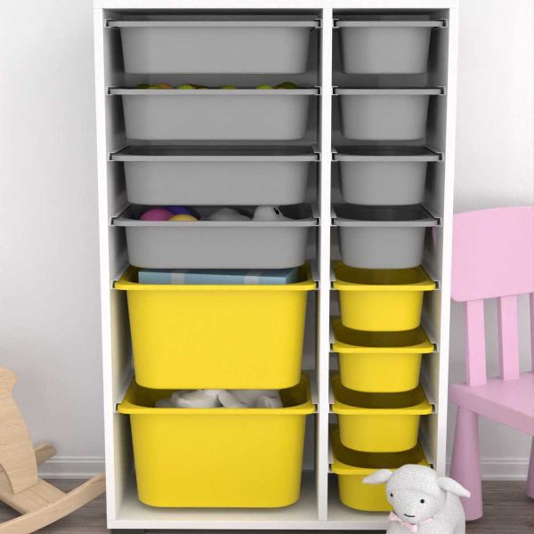 Meuble de rangement 14 tiroirs Rine - HANAH HOME