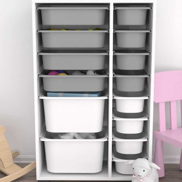 Meuble de rangement 14 tiroirs Rine - HANAH HOME