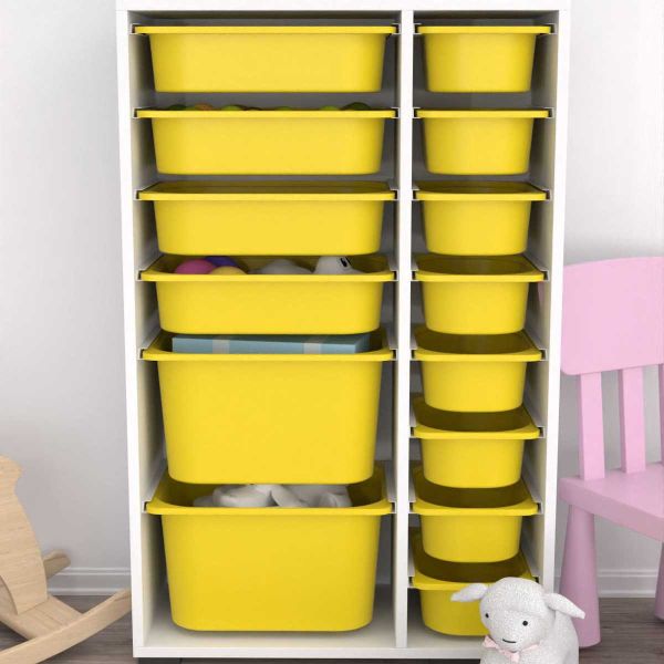 Meuble de rangement 14 tiroirs Rine - HANAH HOME