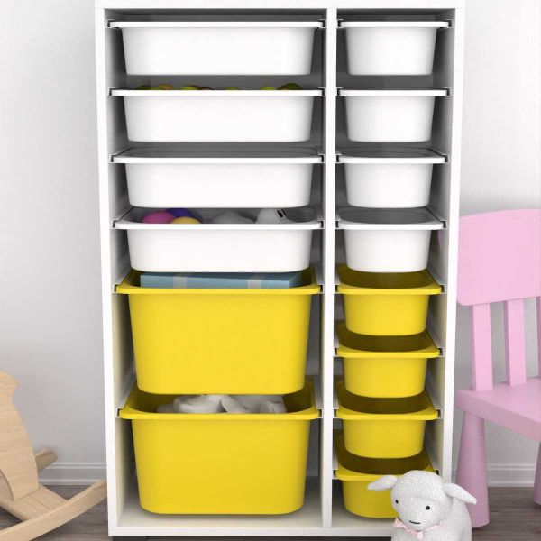 Meuble de rangement 14 tiroirs Rine - HANAH HOME