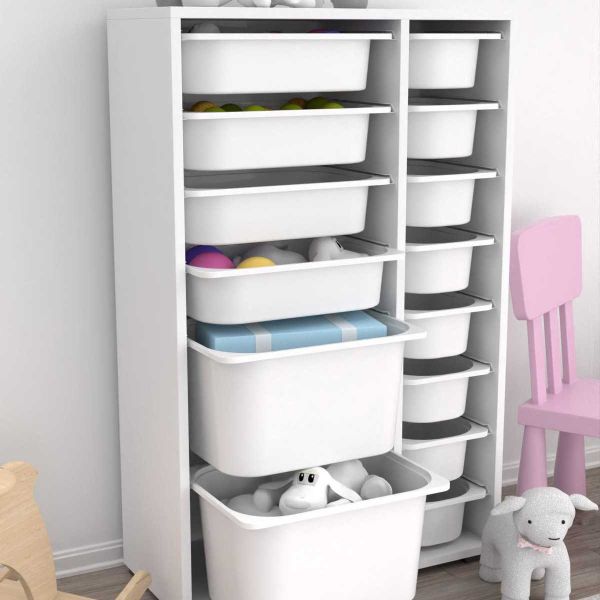 Meuble de rangement 14 tiroirs Rine - HANAH HOME