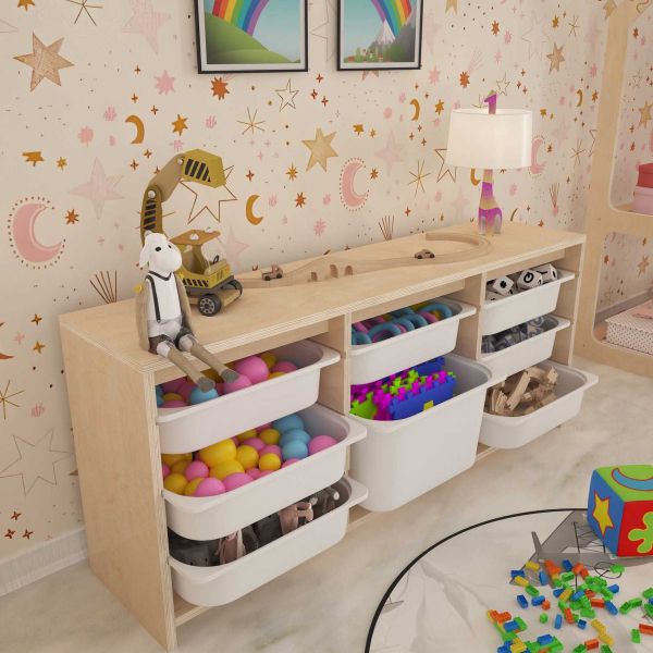 Meuble de rangement 8 tiroirs Sidel - HANAH HOME
