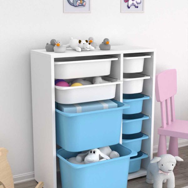 Meuble de rangement 10 tiroirs Zen - HANAH HOME