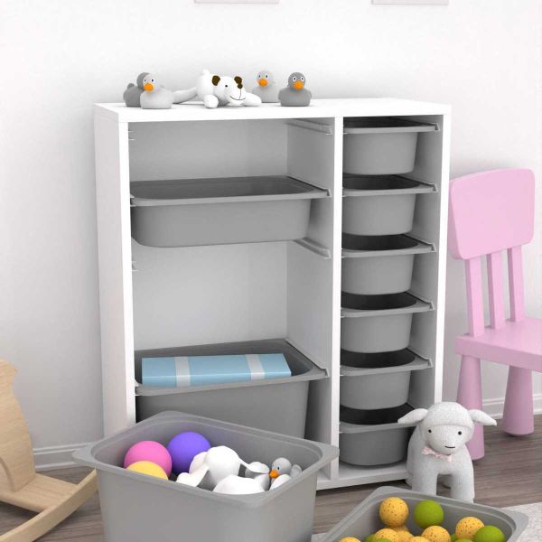 Meuble de rangement 10 tiroirs Zen - HANAH HOME