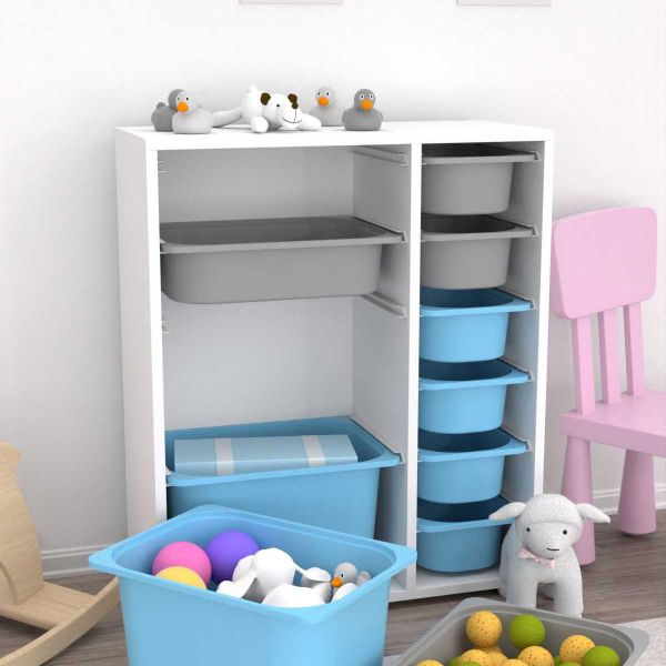 Meuble de rangement 10 tiroirs Zen - HANAH HOME
