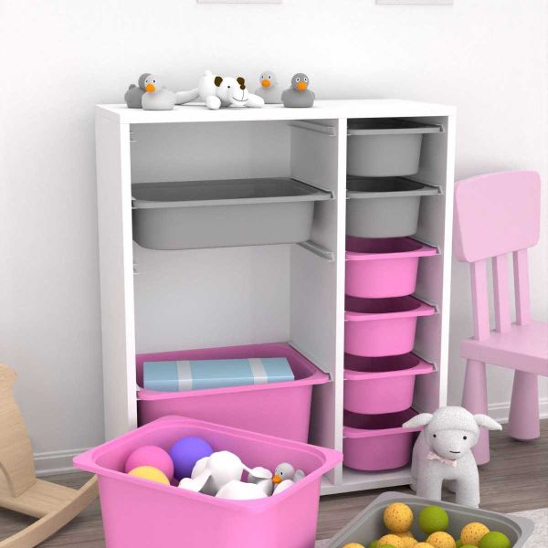 Meuble de rangement 10 tiroirs Zen - HANAH HOME