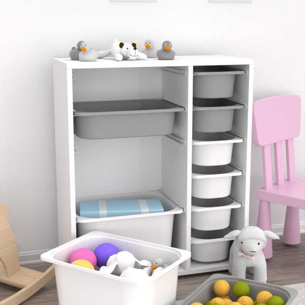 Meuble de rangement 10 tiroirs Zen - HANAH HOME