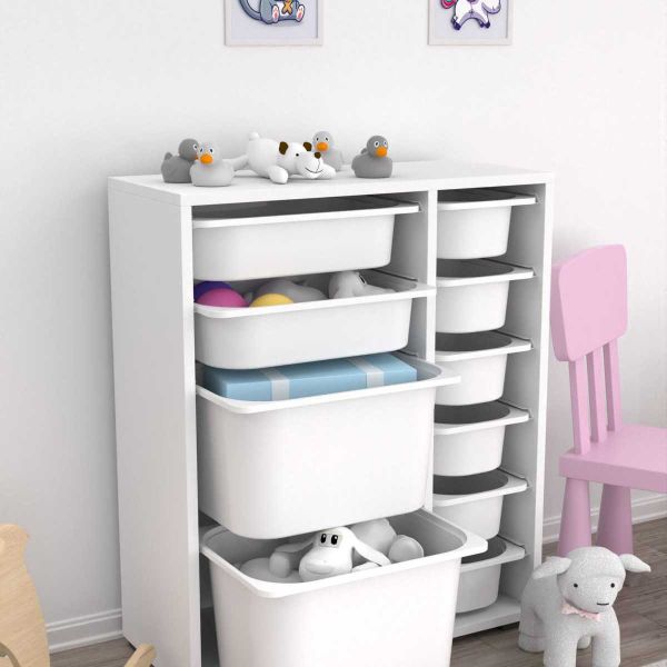 Meuble de rangement 10 tiroirs Zen - HANAH HOME