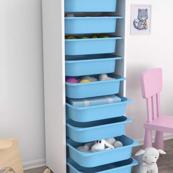 Meuble de rangement 9 tiroirs Zola - HANAH HOME
