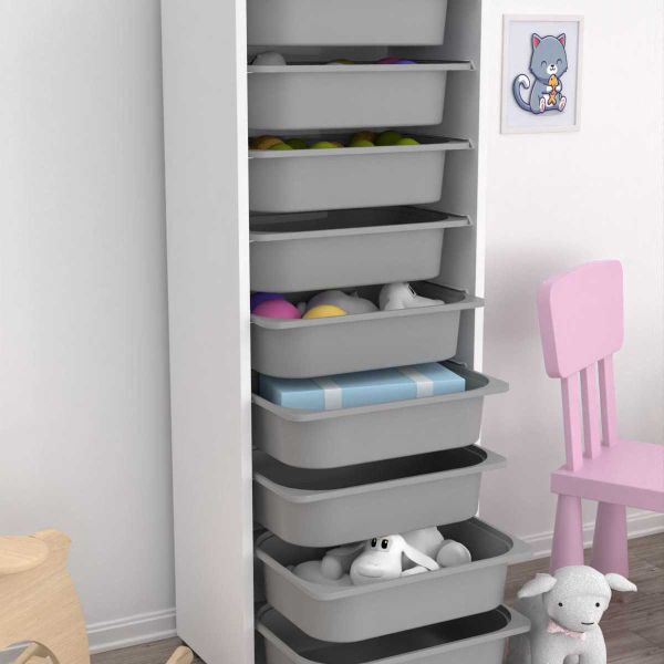 Meuble de rangement 9 tiroirs Zola - HANAH HOME