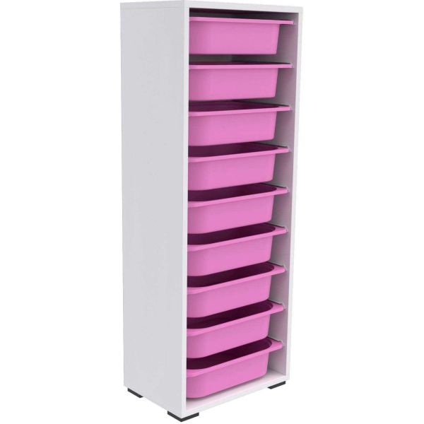 Meuble de rangement 9 tiroirs Zola