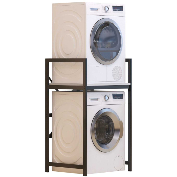 Meuble de superposition machine à laver seche-linge Cindy