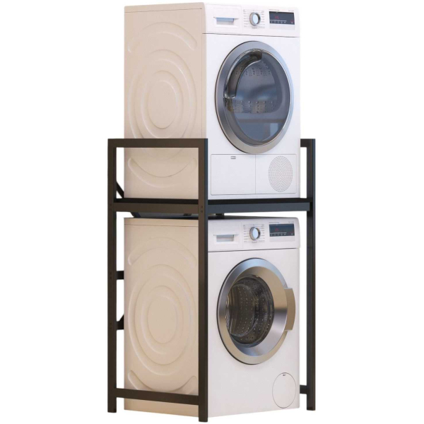 Meuble de superposition machine à laver seche-linge Cindy