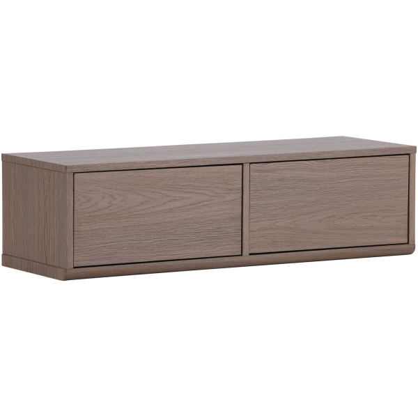 Meuble TV suspendu en MDF Dragh 100 x 35 x 28 cm