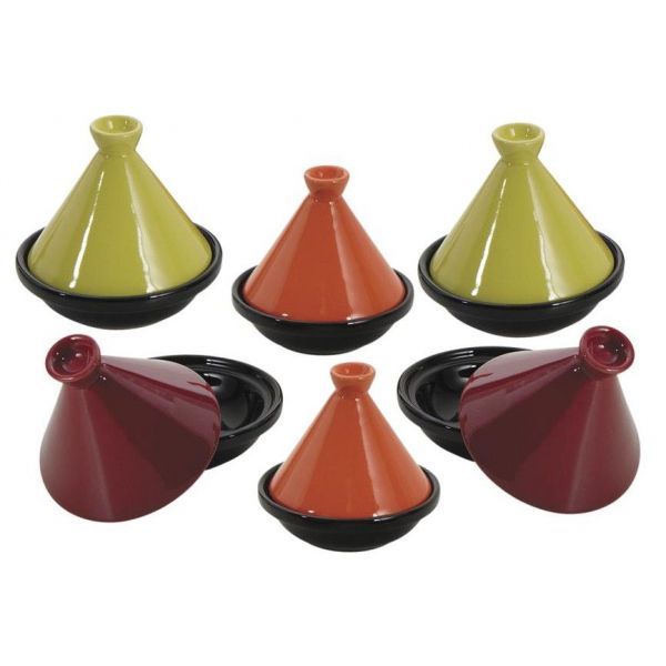 Mini tajines en céramique 10cm (Lot de 6) - AUBRY GASPARD