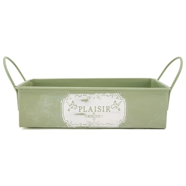 Mini corbeille rectangulaire en métal Plaisir - 6,90