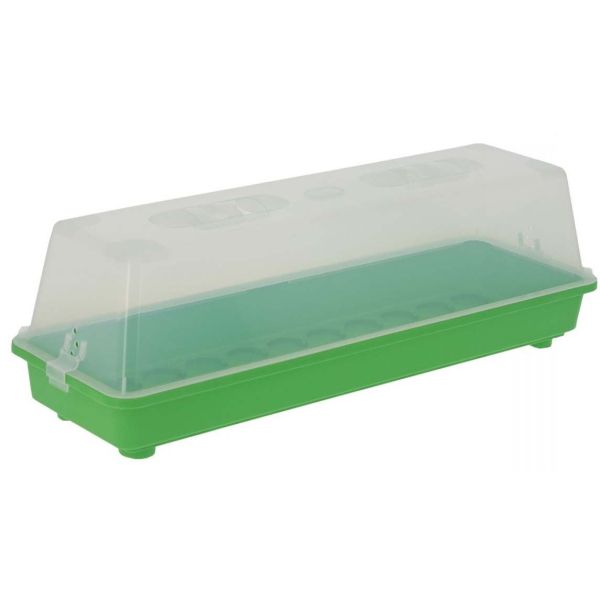 Mini serre non chauffante en plastique rigide 58 x 19 x 19 cm