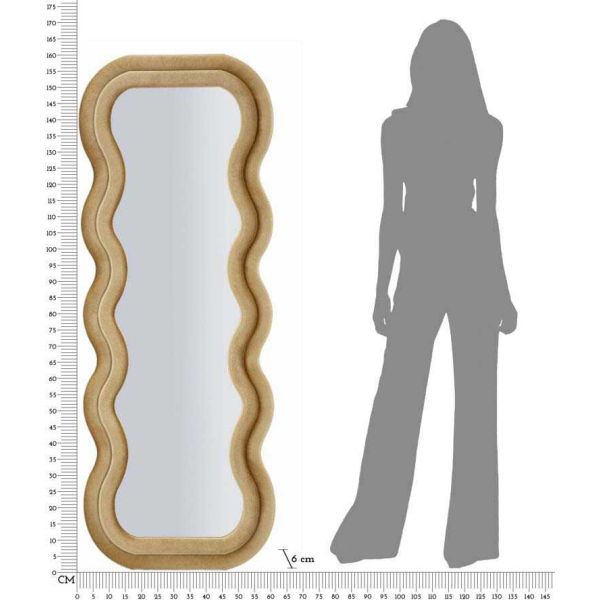 Miroir en MDF Emily 60 x 6 x 160 cm - MAU-0631