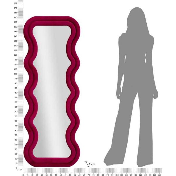 Miroir en MDF Emily 60 x 6 x 160 cm - MAU-0549
