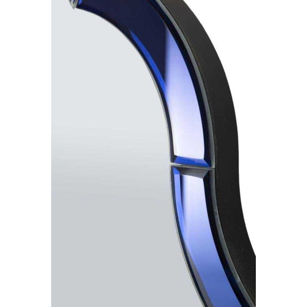 Miroir en MDF bleu Tangier - 7