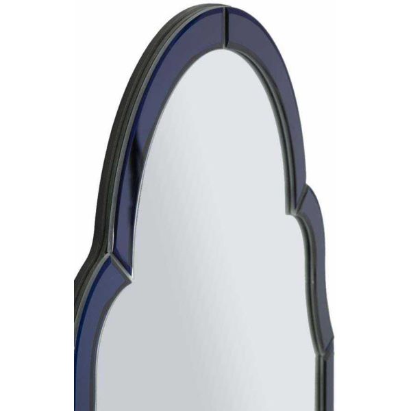 Miroir en MDF bleu Tangier - 5