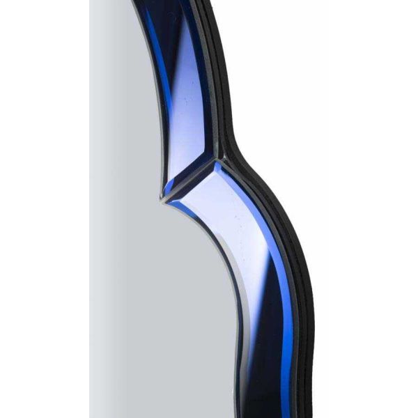 Miroir en MDF bleu Tangier - 7