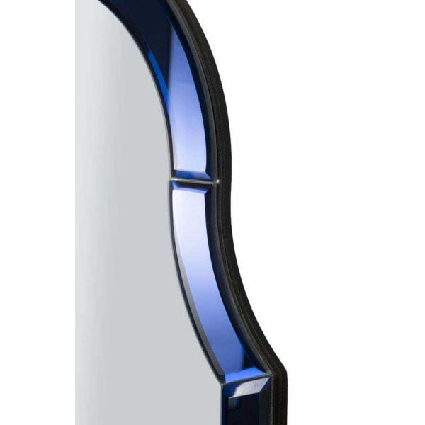 Miroir en MDF bleu Tangier - 6