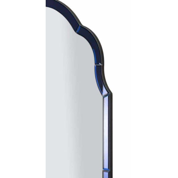 Miroir en MDF bleu Tangier - 7