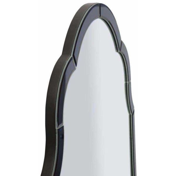 Miroir en MDF bleu Tangier - 5