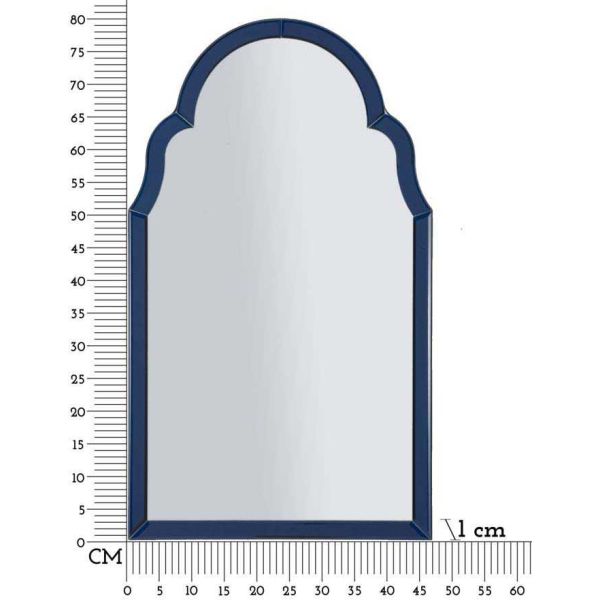 Miroir en MDF bleu Tangier - MAU-0554