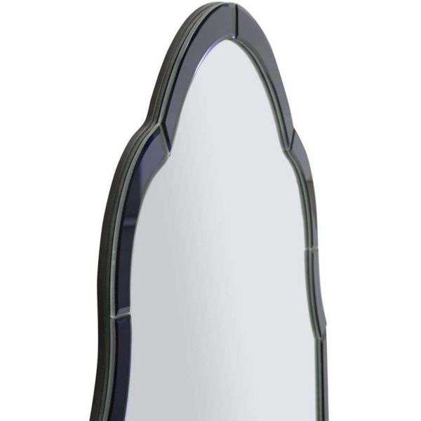 Miroir en MDF bleu Tangier - 5