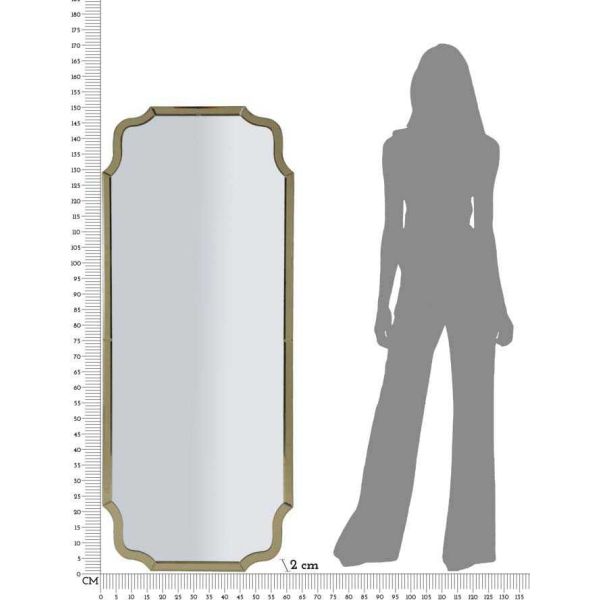 Miroir en MDF doré Istanbul - MAU-0560