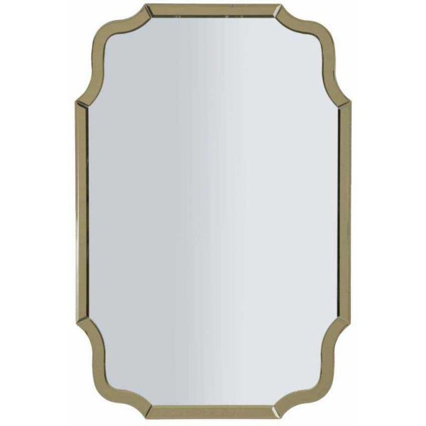 Miroir en MDF doré Istanbul