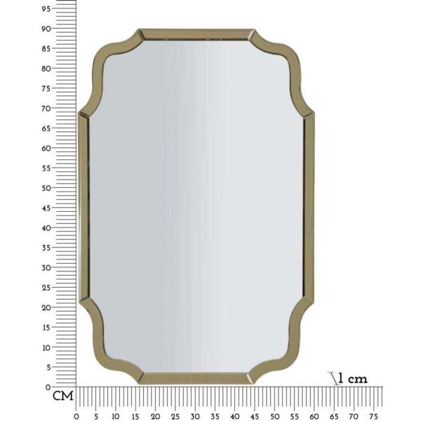 Miroir en MDF doré Istanbul - MAU-0561