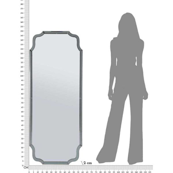 Miroir en MDF gris Istanbul - MAU-0558